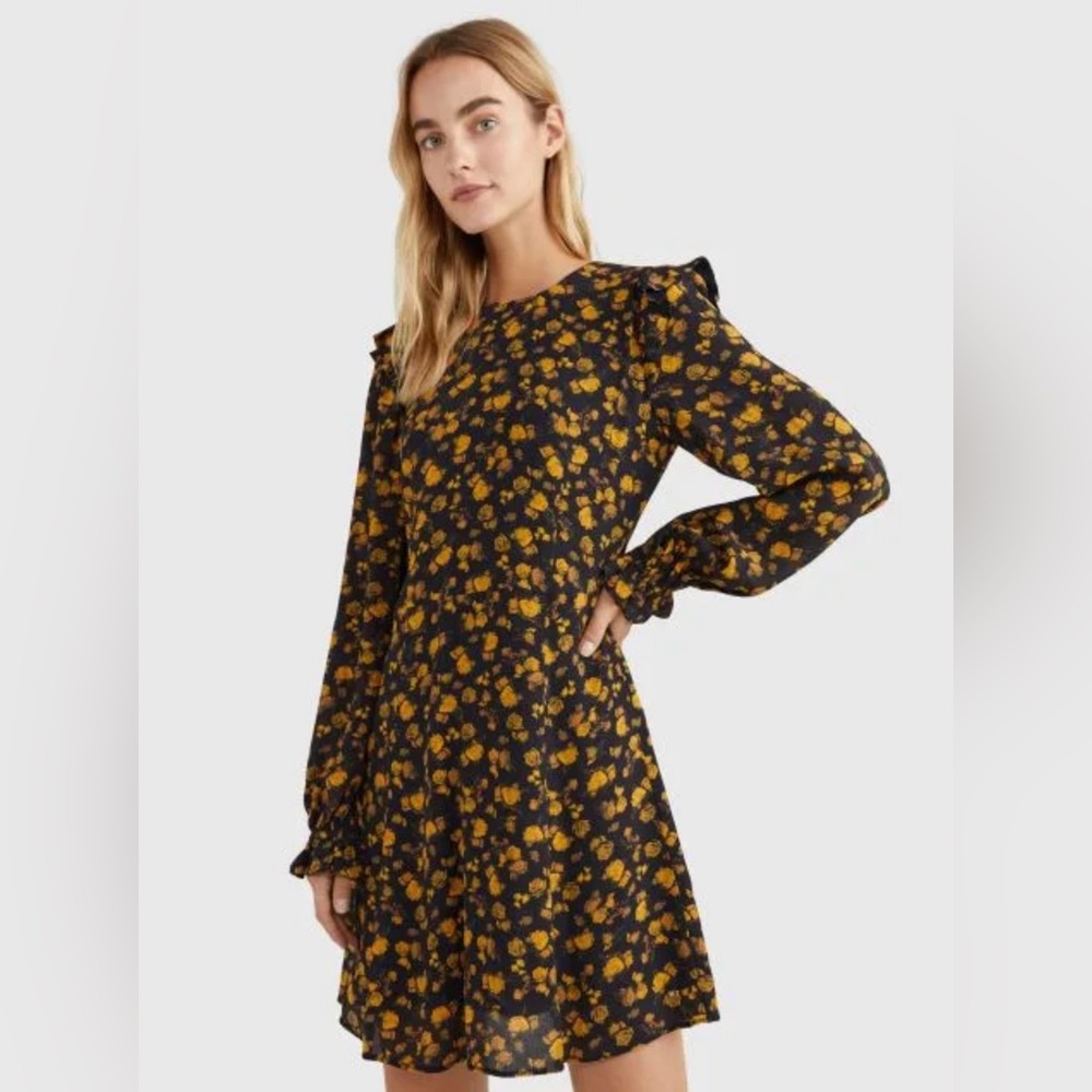 NWOT Floral Print Long Sleeve Dress